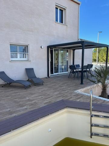 Maison 8 Couchages Clim, Plage A Pied, Petite Piscine Port-la-Nouvelle Pokój zdjęcie