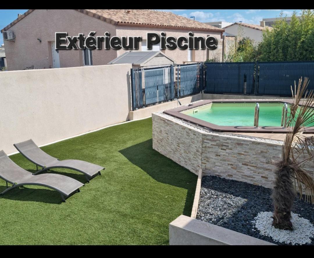 Maison 8 Couchages Clim, Plage A Pied, Petite Piscine Port-la-Nouvelle Zewnętrze zdjęcie